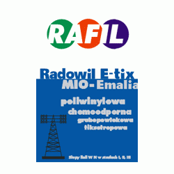 RADOWIL E-TIX MIO emalia poliwinylowa chemoodporna tiksotropowa grubopowłokowa 19L