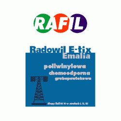 RADOWIL E-TIX emalia poliwinylowa chemoodporna grubopowłokowa 19L